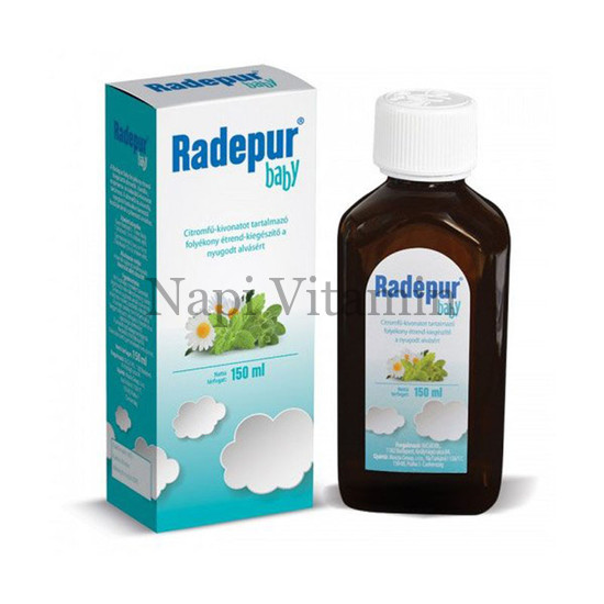 Radepur Baby citromfű-kivonatot tartalmazó folyadék 150ml Radepur Baby citromfű-kivonatot tartalmazó folyadék 150ml